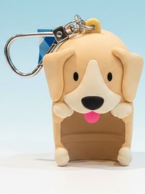 Bath & Body Works PocketBac Pals Hand Sanitizer Waste Bag Holder Leash Keychain